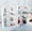 4 Doors, White, variant on Jewelry Hanger Foldable Acrylic Earring Organizer Necklace Holder Bracelet Displ