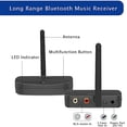 thumbnail image 2 of Adaptador de audio Bluetooth Besign BE-RCA de largo alcance negro, 2 of 8