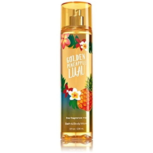 Bath & Body Works Fine Fragrance Mist Golden Pineapple Luau 8 oz New