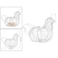 thumbnail image 4 of Cesta de multifuncional soporte pa huevos cesta de distribución estante de almacenamiento soporte de huevo decoración Sunnimix cesta de huevos de gallina, 4 of 8