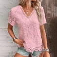 thumbnail image 2 of Afdoent Womens T Shirts Summer Vest Loose Pleated Square Neck Short Sleeve Top Curved Hem Loose Large Size Top Tee Shirts Casual Vacation Clothes, 2 of 5