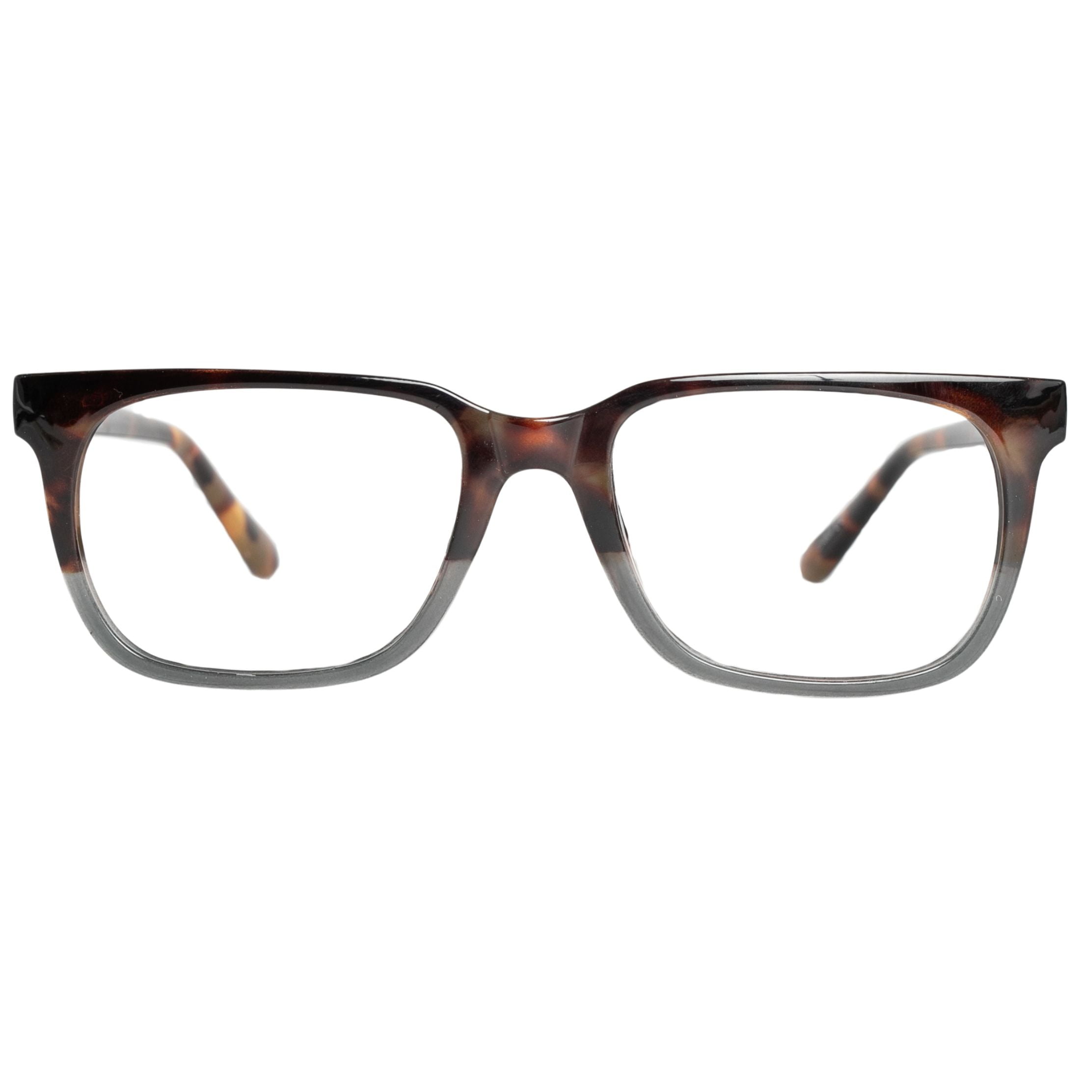 (2 pack) Jonas Paul Eyewear Blue Light Glasses, Tortoise / Blue Fade, Magnifying Acrylic Lens, Unisex