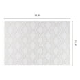 thumbnail image 6 of Placemats Set of 6 Plastic Placemats for Dining Table Decor Washable Kitchen Table Mat Wipe Clean Beige 17.7*11.8inch, 6 of 6