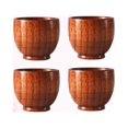 thumbnail image 3 of 4pcs Eco-friendly Japan Style Solid Wood Cup for Sake Tea Coffee Wine Water, 3 of 6