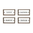 thumbnail image 2 of Parisloft Mini Rotating Wood Tabletop Sign - Love Gather Family Dream, Freestanding Wood Sign, 9.8"W, 2 of 8