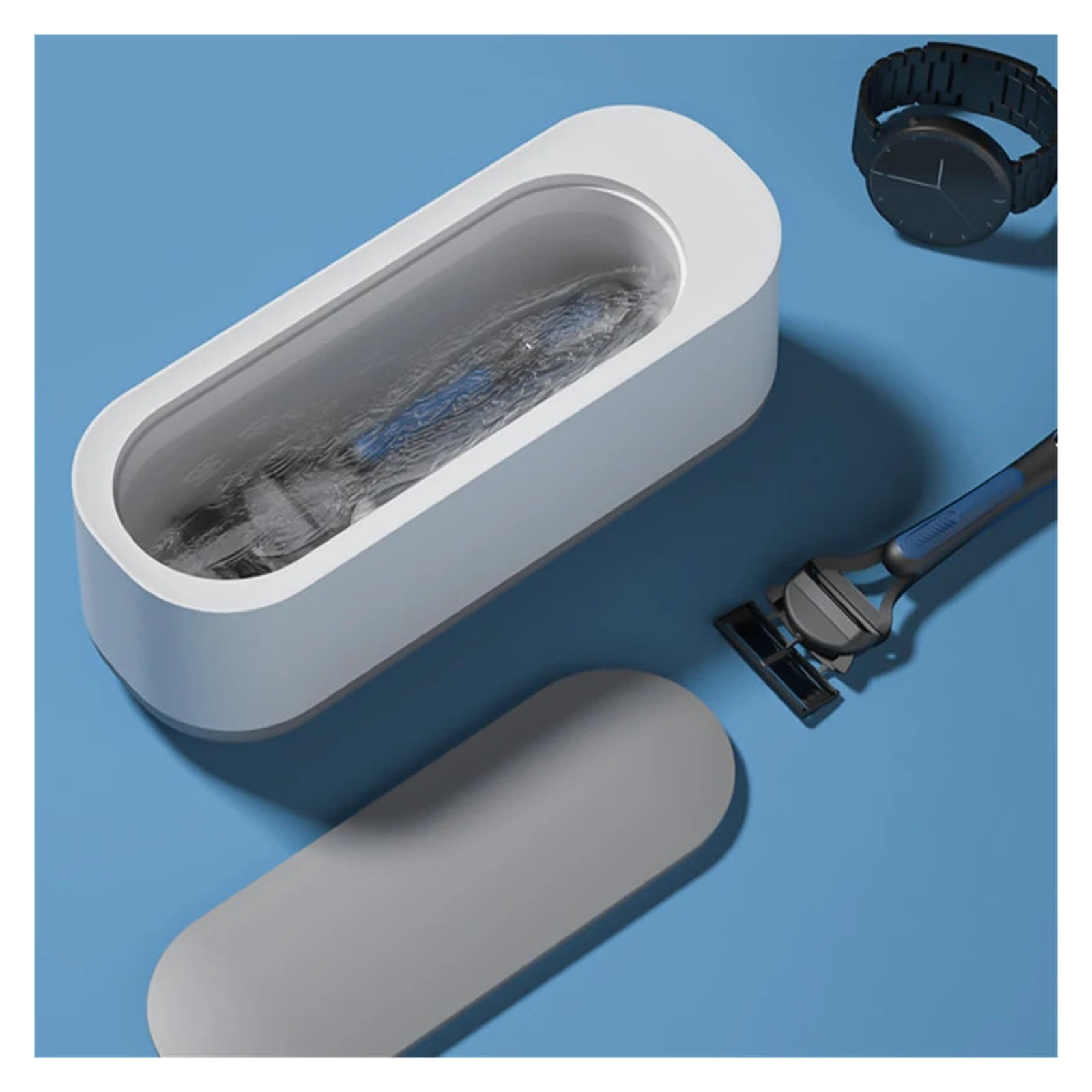 Portable Ultra Cleaner 45000Hz High Frequency Vibration Jewelry Glasses Ring Watch Cleaner ,Convenient to Use