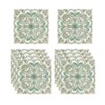 thumbnail image 4 of 10 pegatinas para azulejos con diseño floral vintage cuadrado, pegatinas para pared, decoración de azulejos Estilo B, 4 of 8