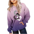 thumbnail image 2 of FamilyThread Children's Hooded Sweatshirt Pullover Hoodies Long Sleeve Warm Hoodie Heart Style Sweatshirts For 2-13Y, 2 of 3