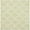 thumbnail image 3 of SAFAVIEH Cambridge Liam Geometric Wool Area Rug, Light Green/Ivory, 6' x 6' Square, 3 of 9