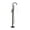 Gun grey, variant on Matte Black Brass Bathroom Tub Faucet, Floor Mounted Free Standing Bathtub Shower Mixer Taps, Hot Cold Water Crane Swivel Spout ,Easy to Install