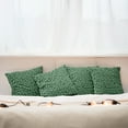 thumbnail image 7 of Ambesonne Green Throw Pillow Cover 4 Pack, Japanese Pattern, 16", Emerald White, 7 of 7