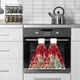 thumbnail image 4 of 4 paños de cocina colgantes navideños con lazo, paños de cocina navideños para atar a mano, paños de cocina para acampar, paños de microfibra con diseño de gnomo y muñeco de nieve, para secar,, 4 of 5