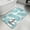 Blue, variant on Teal Blue Pineapple Bathroom Rugs Non Slip Washable Bath Mat Absorbent Front Door Mat Summer Botanical Tropical Fruits Indoor Doormat for Kitchen Entryway Shower Decor Accessories 15.7"x23.6"