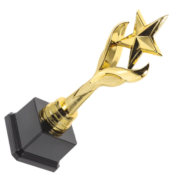 Nicehomfit Small Trophy Commemorative Item Golden ABS 1Pcs