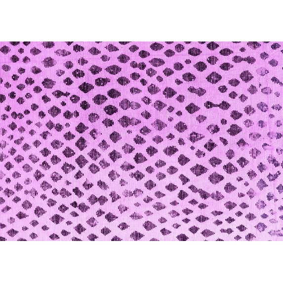 Ahgly Company Indoor Rectangle Solid Purple Modern Area Rugs, 7' x 9'