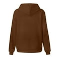 thumbnail image 5 of Ccpelsie Toddler Solid Casual Pocket Hoodie Boys Fall Casual Warm Sweatershirt Pullover for Daily(Brown,11-12 Years), 5 of 5