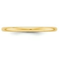thumbnail image 4 of 14K Yellow Gold 2mm Half Round Band Size 11, 4 of 5