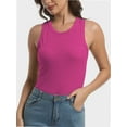 thumbnail image 2 of Women Summer Sleeveless Slim Basic Racerback Tank Tops Size XS-XXL, 2 of 7