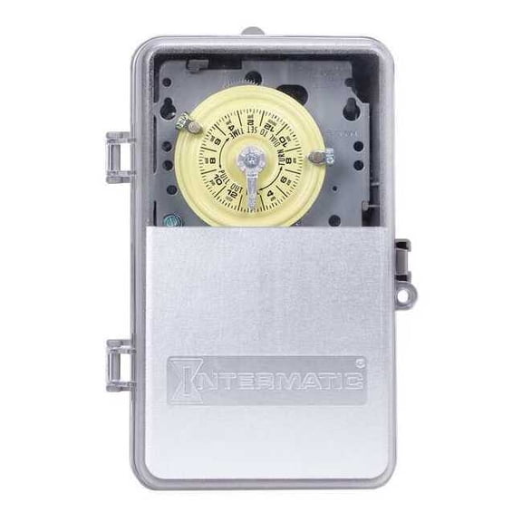 Intermatic Electromechanical Timer,24-Hour,DPST T104PCD82