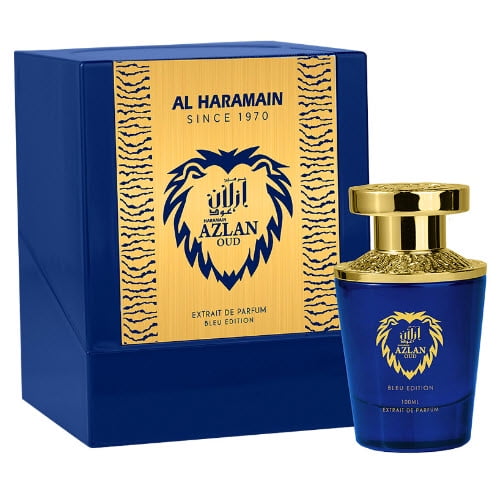 Al Haramain Haramain Azlan Oud Bleu Édition Extrait de Parfum pour Lui 100 ml / 3.3 Fl. oz.