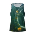 thumbnail image 4 of Xecao Jelly Fish Men's Tank Top Workout Quick Dry Sleeveless Gym Jogging Muscle Shirts Summer Swim Beach Tops, 4 of 9