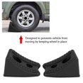 thumbnail image 2 of Wheel Chocks, Car Tyre Stopper, Car Tyre Block Car Anti-slip Block Rubber Car Tyre Slip Stopper Wheel Alignment Block(2Pcs), 2 of 5