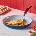 thumbnail image 4 of Farberware Disney Bon Voyage 11 Inch Ceramic Nonstick Frying Pan, Dishwasher Safe, Blue, 4 of 17