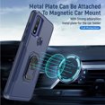 thumbnail image 3 of TASHHAR Moto G Play 2023 Case with Magnetic Ring Kickstand Military Grade Double Layer Drop Protection Rugged Detachable for Motorola G Play 2023/G Pure/G Power 2022 Phone - Blue, 3 of 9