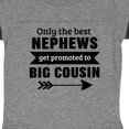 thumbnail image 3 of Inktastic Only the Best Nephews Get Promoted to Big Cousin Boys or Girls Baby Bodysuit, 3 of 4