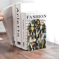 thumbnail image 6 of Naloa Colorful Bulldog Duo 2 Pcs Bookend Large Capacity Office Book Ends for Home Office Library School Study Decoration, 6 of 8
