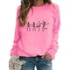 thumbnail image 1 of UKAP Sudaderas Sueltas para Mujer Manga Larga Cuello Redondo Jersey Casual Liso Tops Camisa, 1 of 2