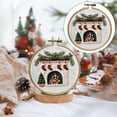 thumbnail image 2 of 5.9" Christmas Embroidery Kit DIY Handmade, Embroidery Kit, Embroidery Kit For Beginners, 2 of 9