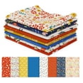 thumbnail image 2 of Soimoi 8 Pc Fat Quarter Bundle,Floral DitsyPrint 18"x 22"DIY Patchwork-100% CottonPre-Cut Quilting Fabric Multicolor, 2 of 7