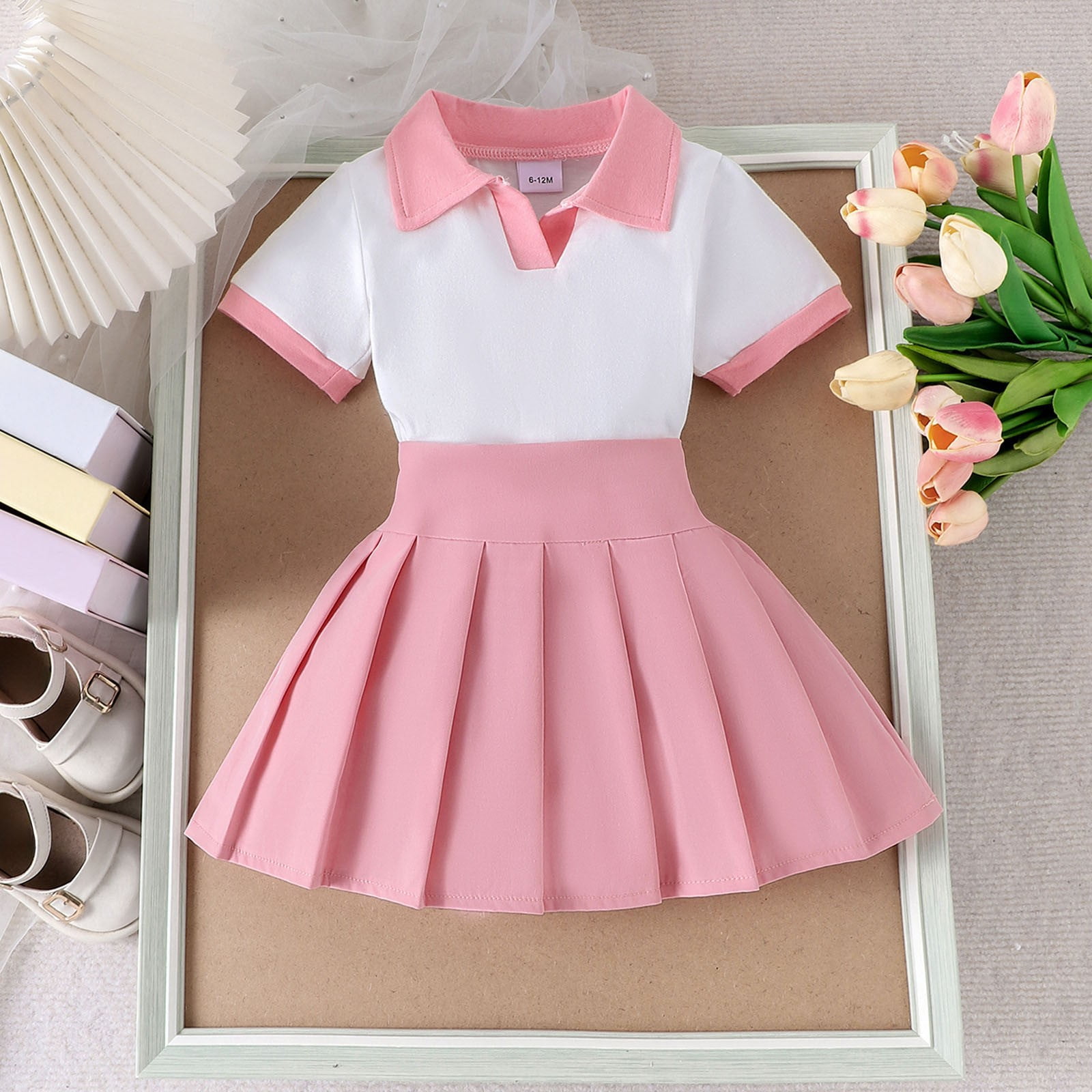 Preppy Style Girl Pink
