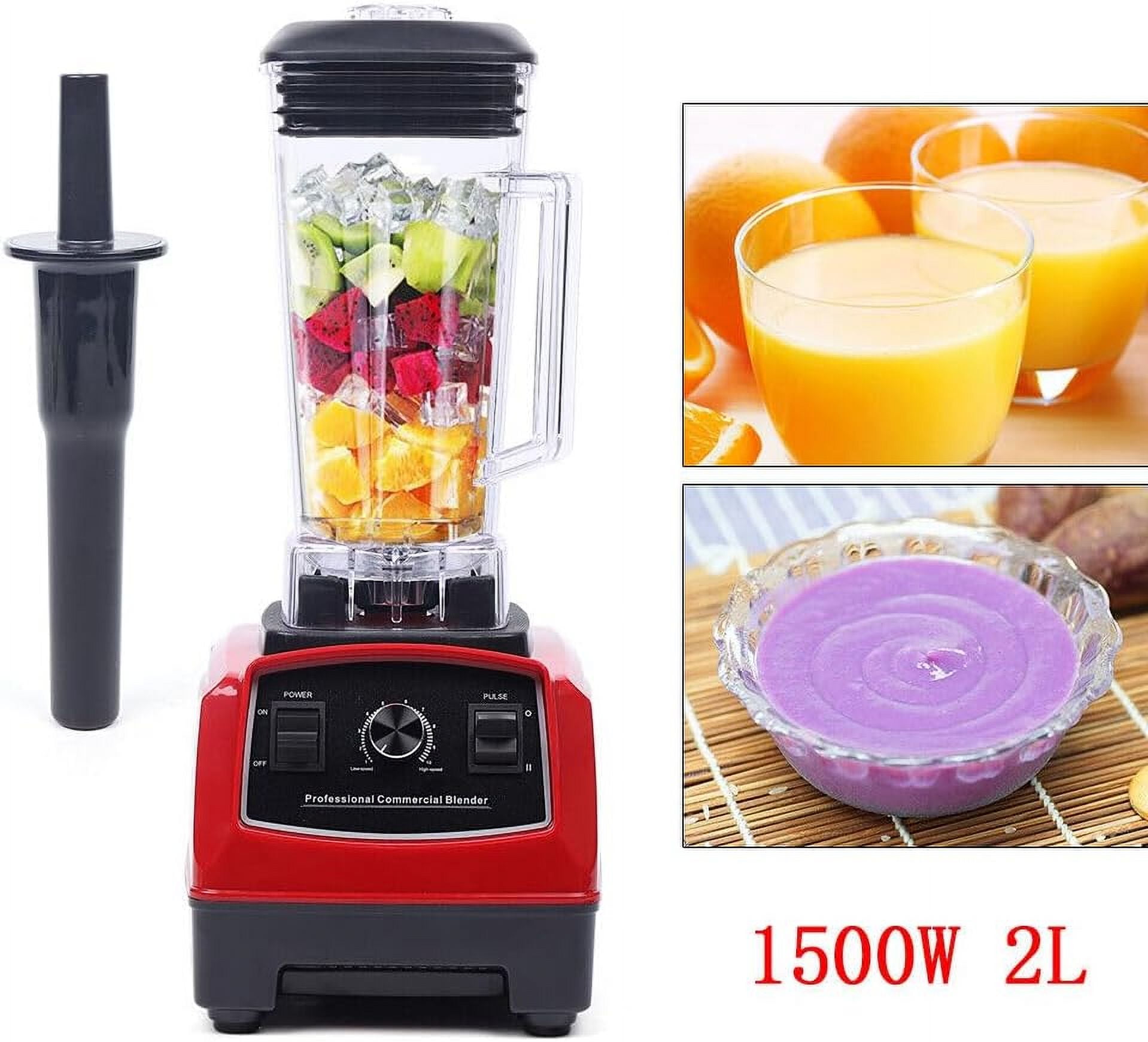 2HP Heavy Duty Professional Power Blender Commercial Blender Mixer Juicer Smoothie Maker High Power 1500W 2L