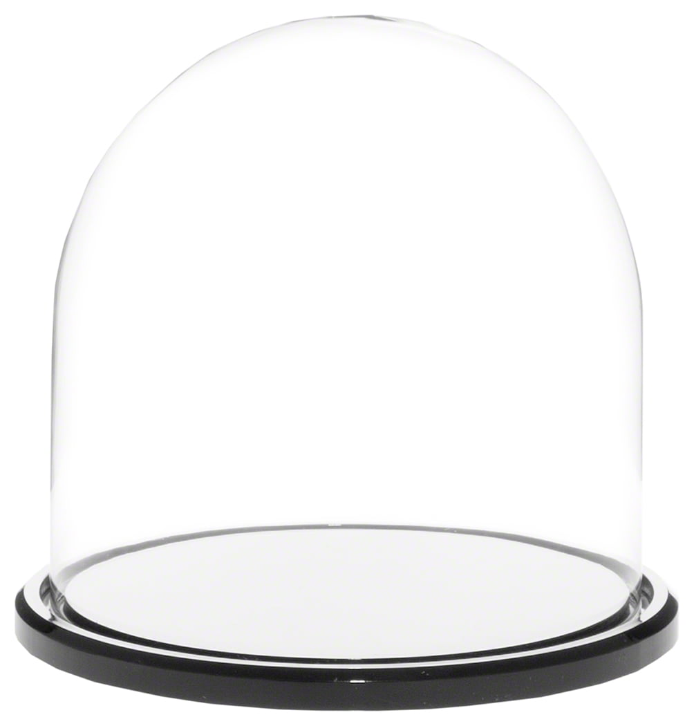 no Base Plymor 5.5" x 11" Glass Display Dome Cloche 