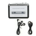 thumbnail image 2 of USB Tape To MP3 Capture Converter, USB Cassette Player, Portable Tape Player Captures MP3 Audio Music Via USB, Stereo Audio Music Player Cassette Player, 2 of 7