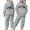 R110-Grey, variant on RMGVDSD Girl'S Graphic Sweatsuit Hoodie Sweatpants Sets Girls Fall Outfits Letter Print Long Sleeve Hooded Sweatshirts Pants 2 Piece Set 8-9 Years