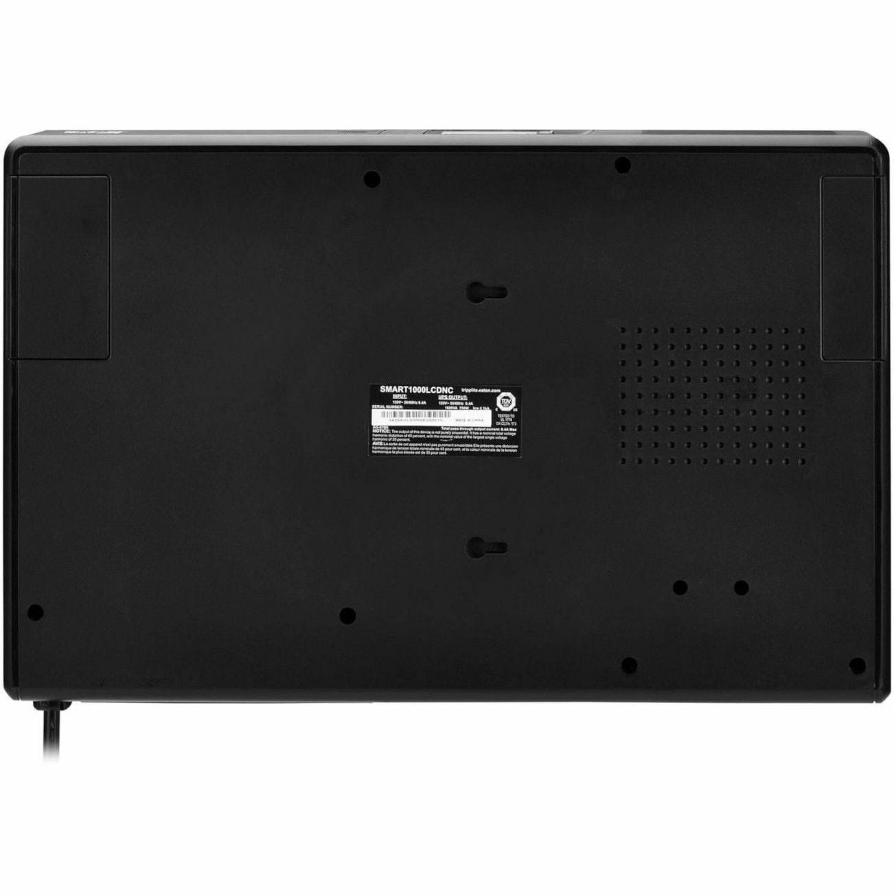 Eaton Tripp Lite Series 1000VA 750W 120V Line-Interactive Cloud-Connected UPS with Remote Monitoring, 10 NEMA 5-15R Outlets (Surge and Battery Backup), LCD, 5-15P Plug, 2U Rack/Tower