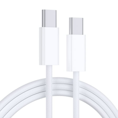 Tibuta USB-C Fast Charging Cable, 15000  Plug Cycles, White