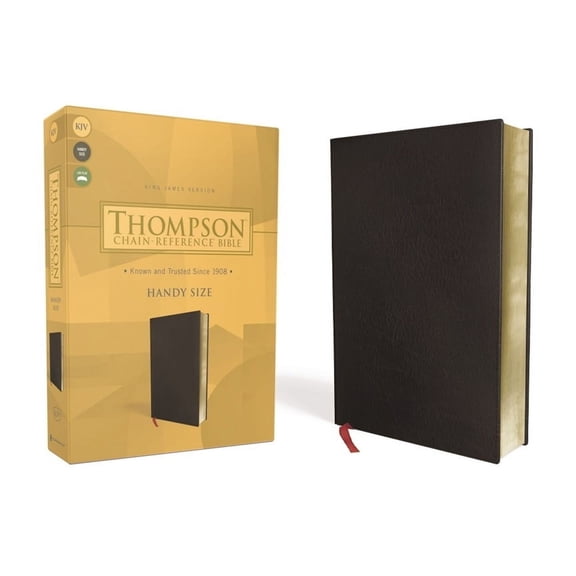 Kjv, Thompson Chain-Reference Bible, Handy Size, Bonded Leather, Black, Red Letter (Other)