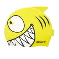 thumbnail image 4 of Sporti Cartoon Shark Silicone Swim Cap Jr., 4 of 9