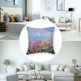 thumbnail image 5 of nygtbtfer Square Throw Pillow Covers Colorful Flowers Abstract Floral Aesthetic Art Pillow Cases Decorative for Home Bedroom Sofa Pillowcases Standard White, 5 of 7