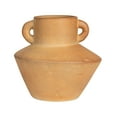 thumbnail image 5 of Bloomingville Round Stoneware Vase with Reactive Glaze Finish and Vertical Handles, Terra Cotta, 5 of 5