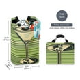 thumbnail image 2 of Yayeee Freestanding Laundry Hamper with Handle Collapsible Large Storage Basket for Clothes, Red Martini, 2 of 7