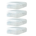 thumbnail image 4 of Shisuyan 4pcs Tooth Brush Heads Storage Case Tooth Brush Head Box Brush Head Storage Container, 4 of 9