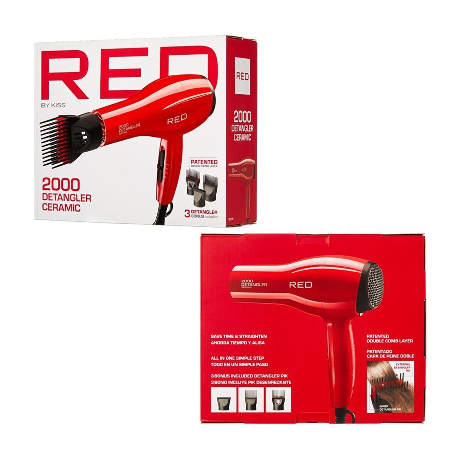 Detangler Ceramic Double Layer Pik Blow Dryer