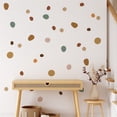 thumbnail image 5 of Vintage Warm Kids Room Nordic Home Decor Wall Stickers Baby Room Boho Polka Dot 6, 5 of 8