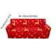thumbnail image 3 of Funda Elástica Navideña para Sofá | Funda Decorativa Roja de Poliéster, Antimanchas y Antideslizante | 79-94 Cm X 84-135 Cm | 0,55 Kg | Ideal para Decoración Navideña, 3 of 6