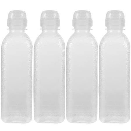 

4pcs Plastic Squeeze Bottles Cooking Oil Bottle Sauce Bottle Condiment Dispenser